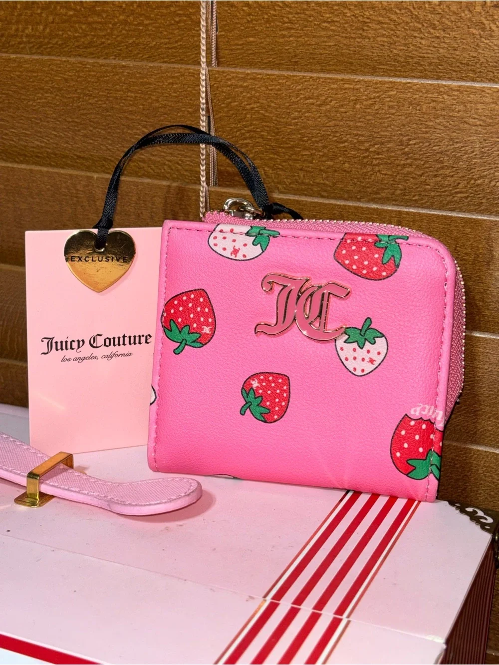 Juicy Couture Strawberry Card Case